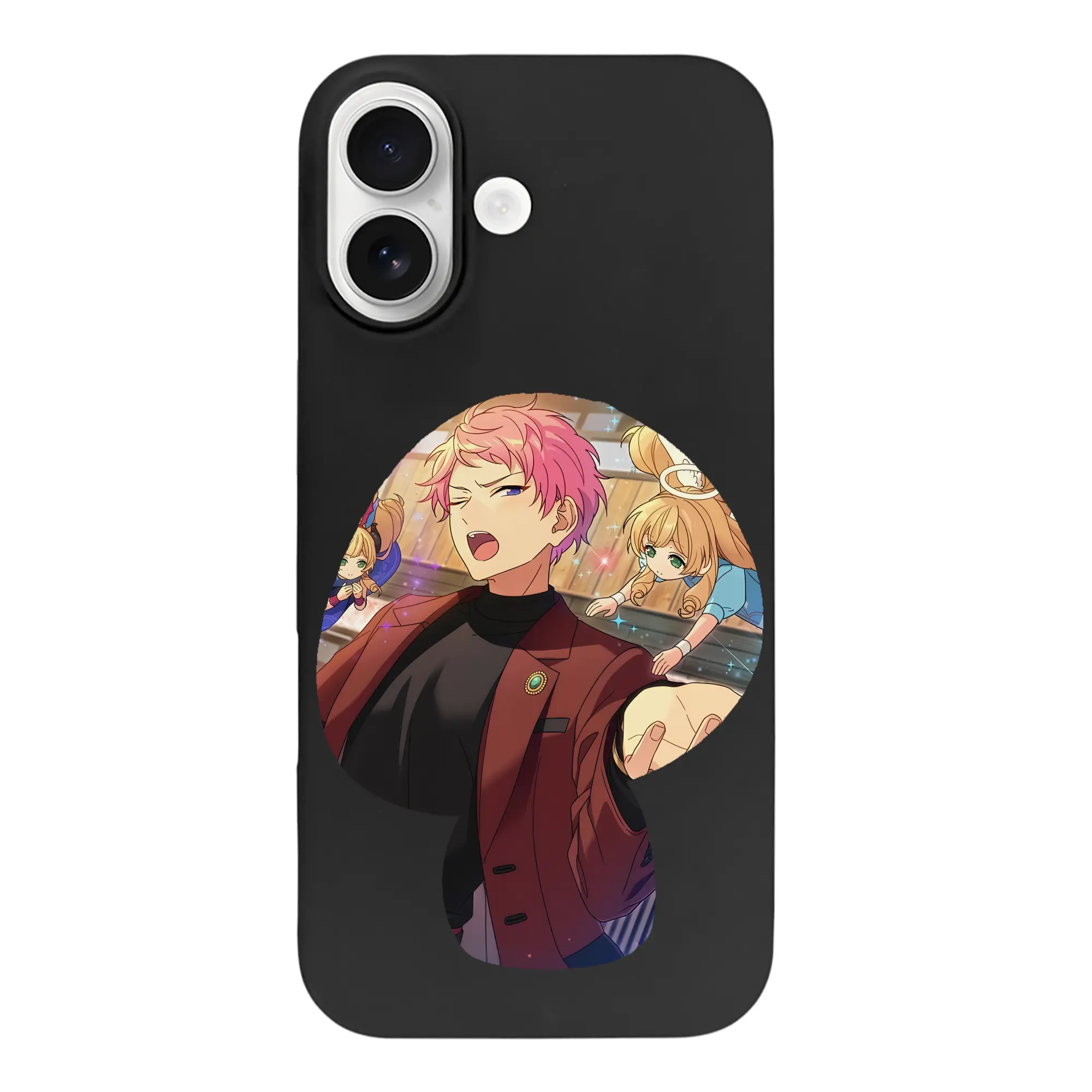 あんさん ぶる グッズ Valkyrie 斎宮宗 - iPhone 17 シリーズ シリコンケース 薄型 耐衝撃 指紋防止 ソフトタッチカバー 精密フィット 傷防止 保護ケース iPhone 17/17 Air/17 Pro/17 Pro Max 対応